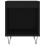 VidaXL (black, 2 pcs) vidaXL Bedside Cabinets Nightstand Side Table Bed Cabinet Engineered Wood 5