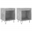 VidaXL (concrete grey, 2 pcs) vidaXL Bedside Cabinets Nightstand Side Table Bed Cabinet Engineered Wood 1