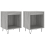 VidaXL (grey sonoma, 2 pcs) vidaXL Bedside Cabinets Nightstand Side Table Bed Cabinet Engineered Wood 1