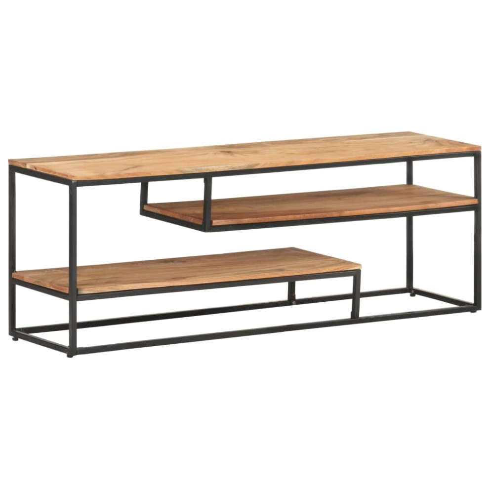 (solid acacia wood) vidaXL TV Cabinet TV Stand Storage Sideboard TV Unit Entertainment Centre