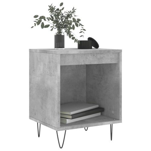VidaXL (concrete grey, 2 pcs) vidaXL Bedside Cabinets Nightstand Side Table Bed Cabinet Engineered Wood 2
