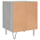 VidaXL (grey sonoma, 2 pcs) vidaXL Bedside Cabinets Nightstand Side Table Bed Cabinet Engineered Wood 7