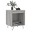 VidaXL (grey sonoma, 2 pcs) vidaXL Bedside Cabinets Nightstand Side Table Bed Cabinet Engineered Wood 3