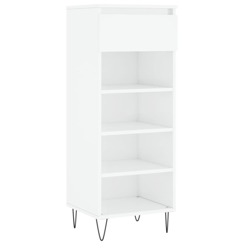 (high gloss white) vidaXL Shoe Cabinet Shoe Cupboard Shoe Storage Rack Shelf Engineered Wood