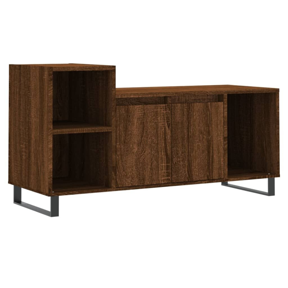 Vidaxl (Brown Oak) Tv Cabinet Tv Unit Sideboard Tv Stand Media Cabinet Engineered Wood
