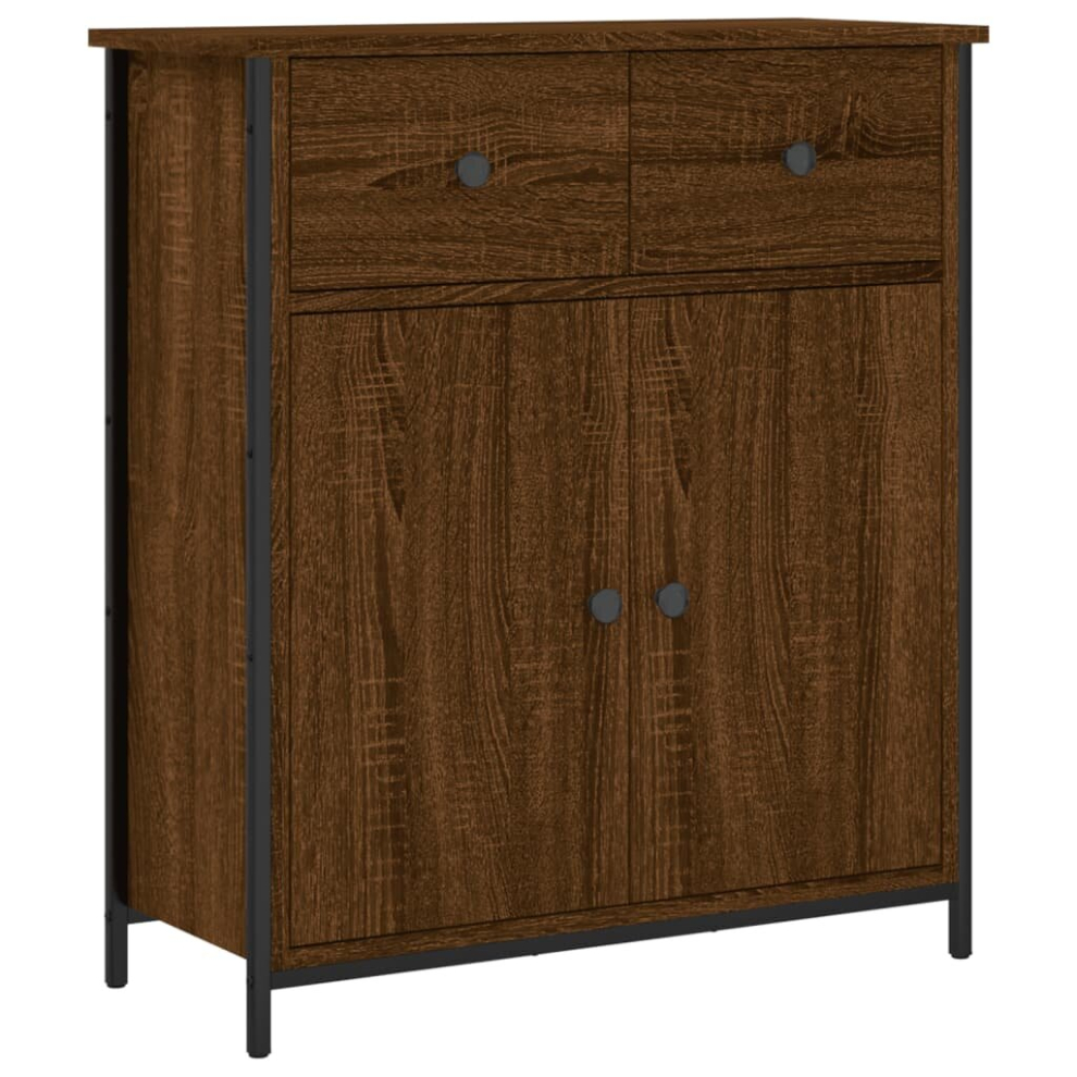 (brown oak) vidaXL Sideboard Storage Cupboard Highboard Home Side Cabinet Engineered Wood