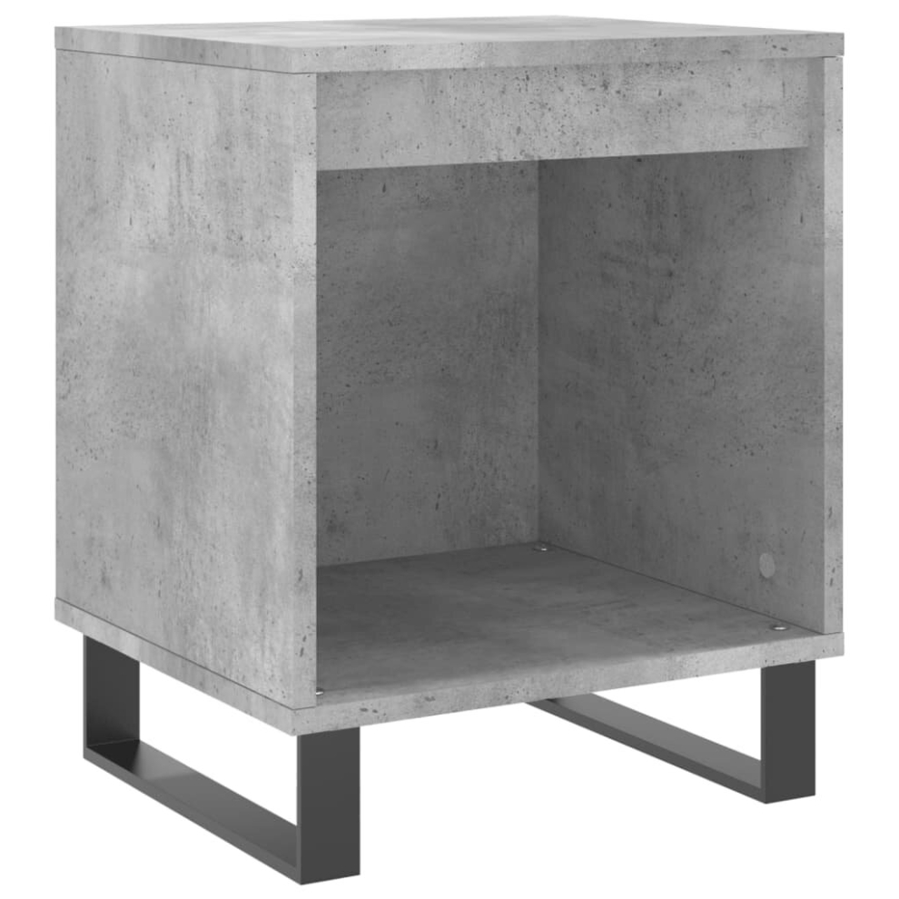 (concrete grey, 1 pcs) vidaXL Bedside Cabinets Nightstand Side Table Bed Cabinet Engineered Wood