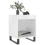 VidaXL (high gloss white, 2 pcs) vidaXL Bedside Cabinets Nightstand Side Table Bed Cabinet Engineered Wood 3