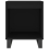 VidaXL (black, 2 pcs) vidaXL Bedside Cabinets Nightstand Side Table Bed Cabinet Engineered Wood 5