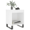 VidaXL (white, 2 pcs) vidaXL Bedside Cabinets Nightstand Side Table Bed Cabinet Engineered Wood 3