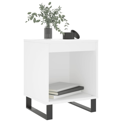 VidaXL (white, 2 pcs) vidaXL Bedside Cabinets Nightstand Side Table Bed Cabinet Engineered Wood 2