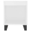 VidaXL (white, 2 pcs) vidaXL Bedside Cabinets Nightstand Side Table Bed Cabinet Engineered Wood 5