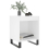 VidaXL (white, 1 pcs) vidaXL Bedside Cabinets Nightstand Side Table Bed Cabinet Engineered Wood 3