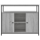 VidaXL (grey sonoma) vidaXL Sideboard Storage Cupboard Highboard Home Side Cabinet Engineered Wood 6