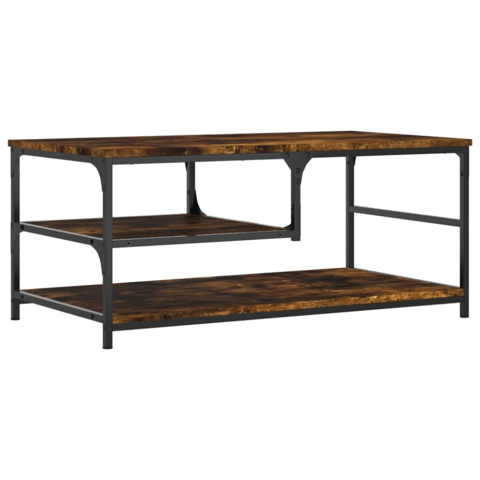 Vidaxl (Smoked Oak) Coffee Table Living Room Tea Side Table Sofa Table Engineered Wood