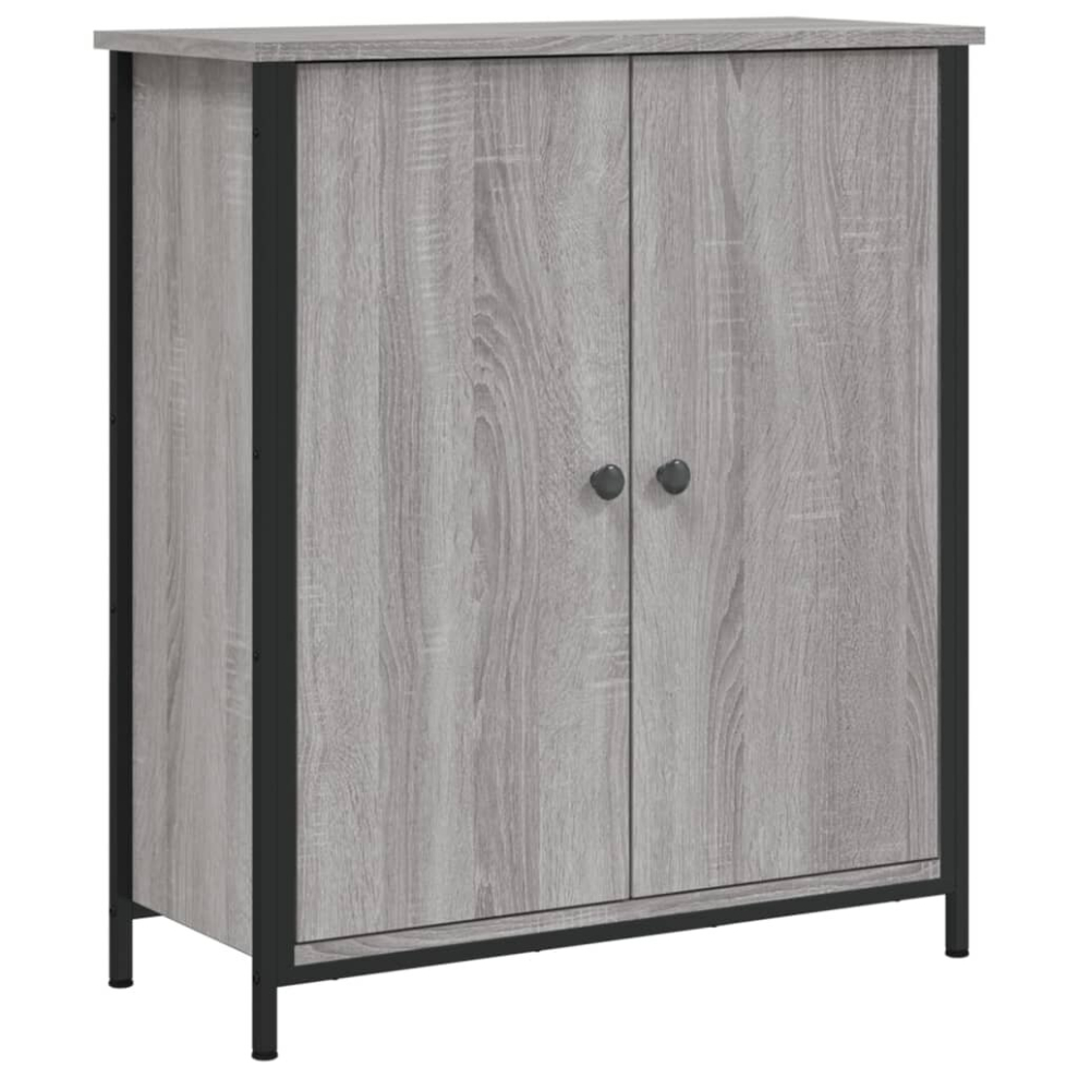 (grey sonoma) vidaXL Sideboard Storage Cupboard Highboard Home Side Cabinet Engineered Wood