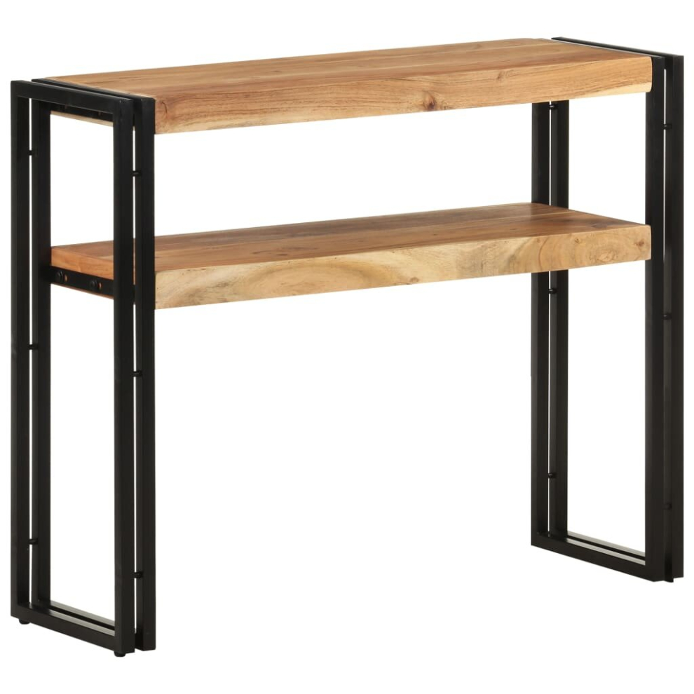 Vidaxl (Solid Acacia Wood, 90 X 30 X 75 Cm) Console Table Hallway Accent Couch Table Side Coffee Tea End Table