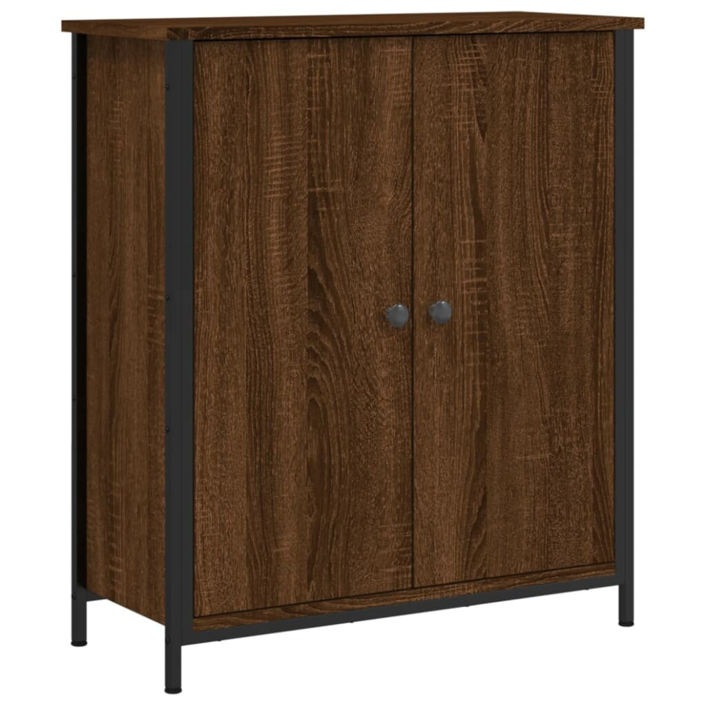 (brown oak) vidaXL Sideboard Storage Cupboard Highboard Home Side Cabinet Engineered Wood