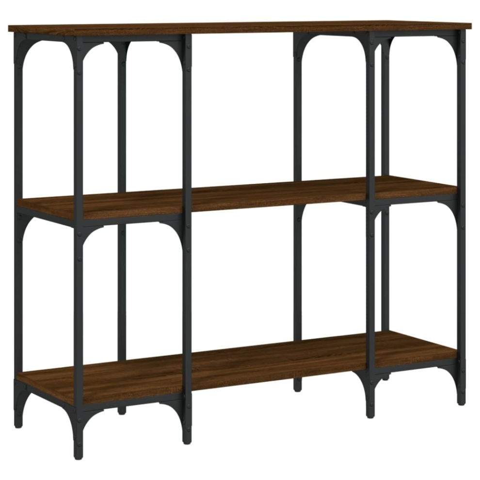 Vidaxl (Brown Oak) Console Table Side End Table Hallway Stand Sofa Table Engineered Wood