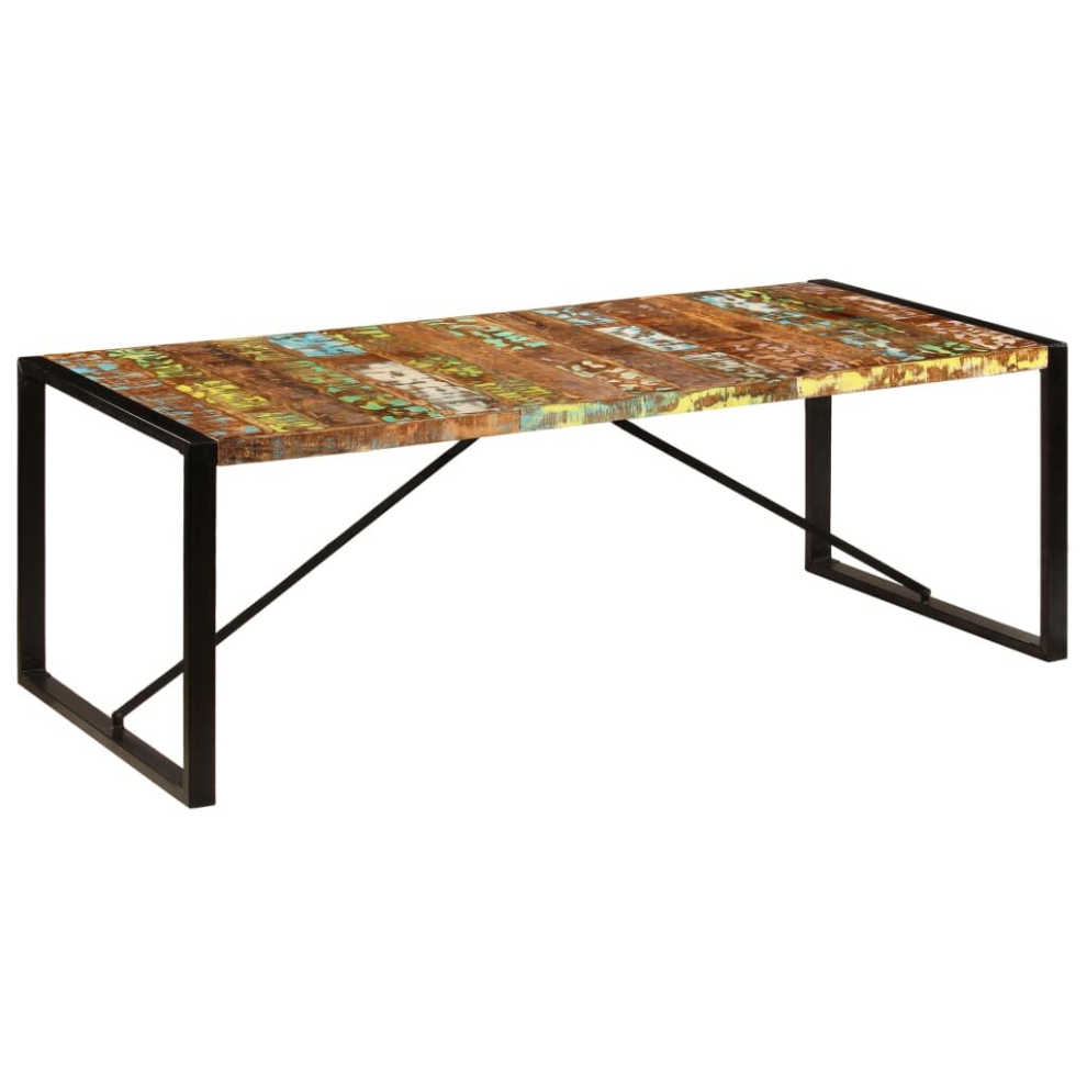 (220 x 100 x 75 cm) vidaXL Dining Table Kitchen Dinner Table Dining Room Desk Breakfast Table