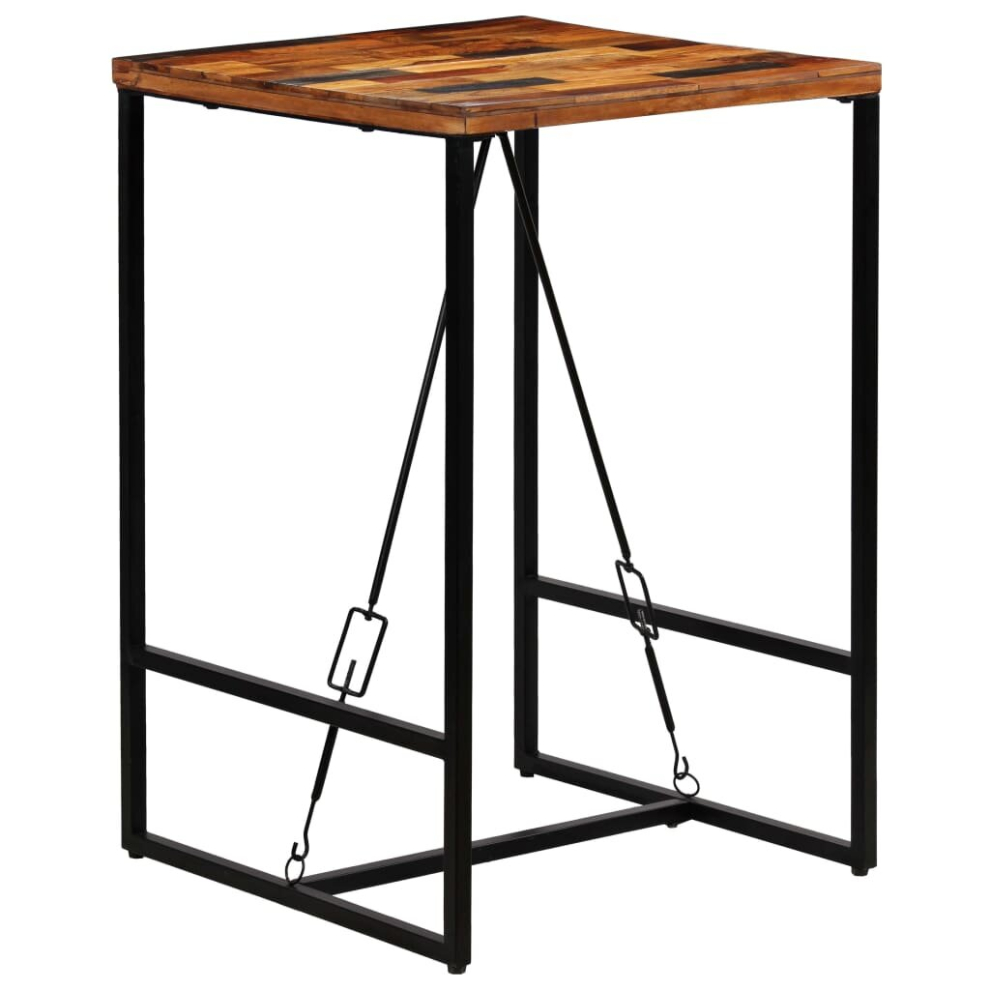 Vidaxl (70 X 70 X 106 Cm) Bar Table Solid Reclaimed Wood Kitchen Dining Table 70X70cm/120X60cm
