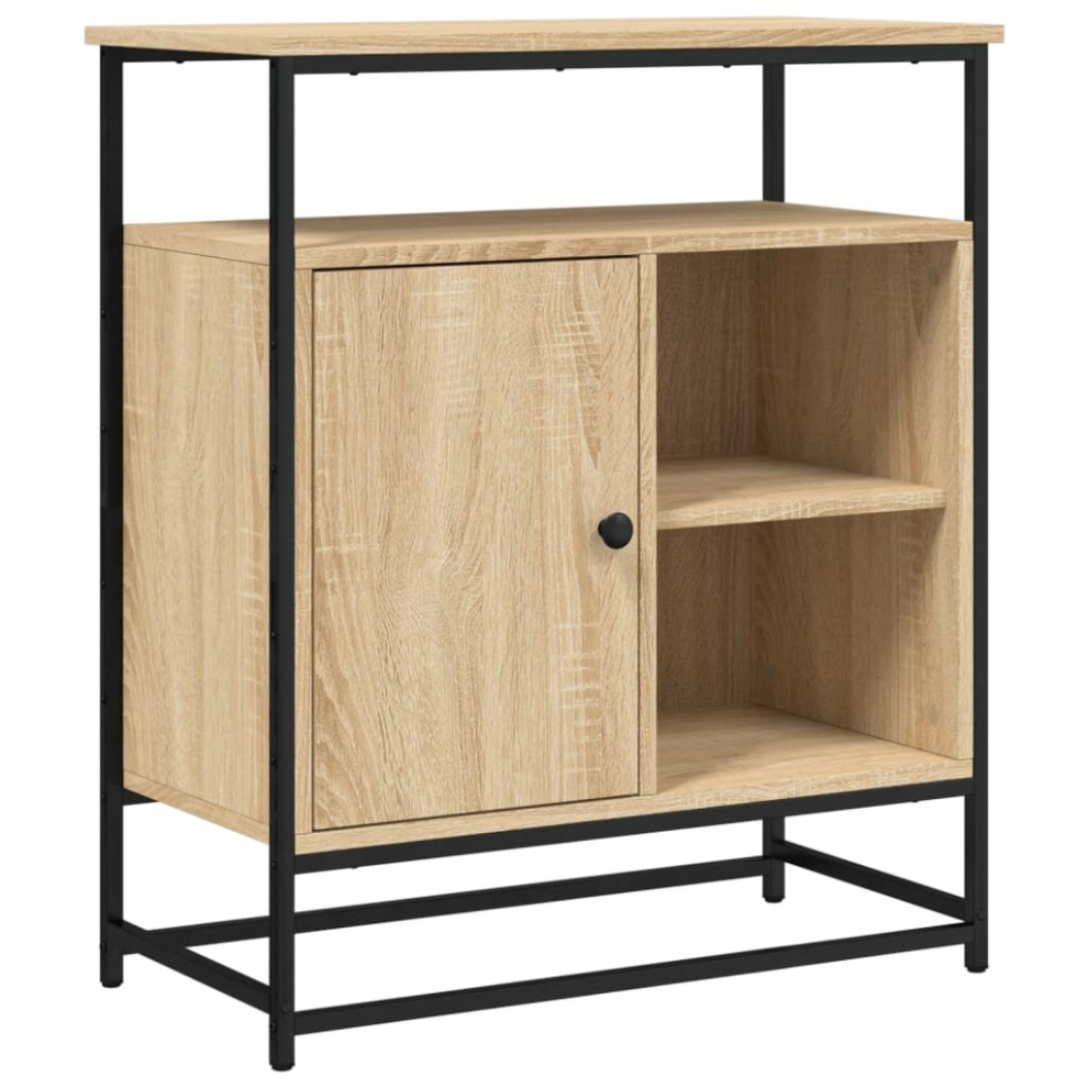 Vidaxl (Sonoma Oak) Sideboard Storage Cupboard Highboard Home Side Cabinet Engineered Wood