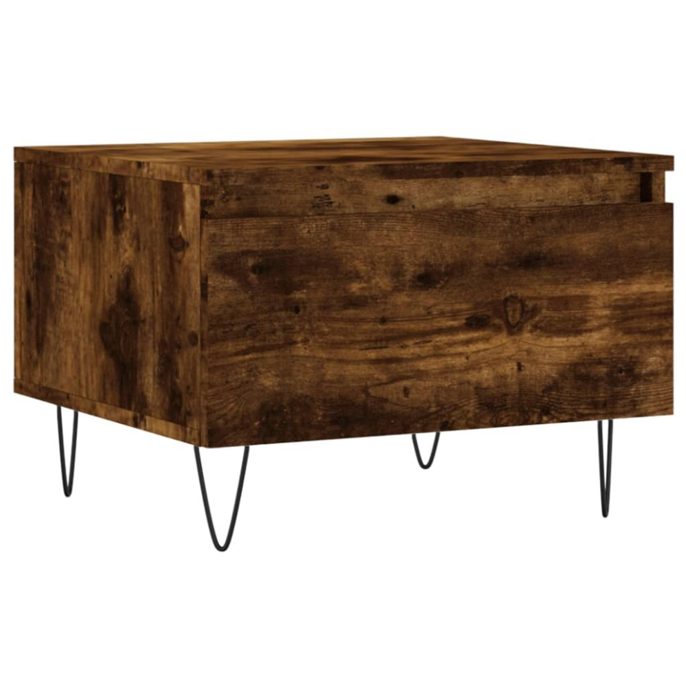 (smoked oak) vidaXL Coffee Table Side Table End Accent Telephone Sofa Table Engineered Wood