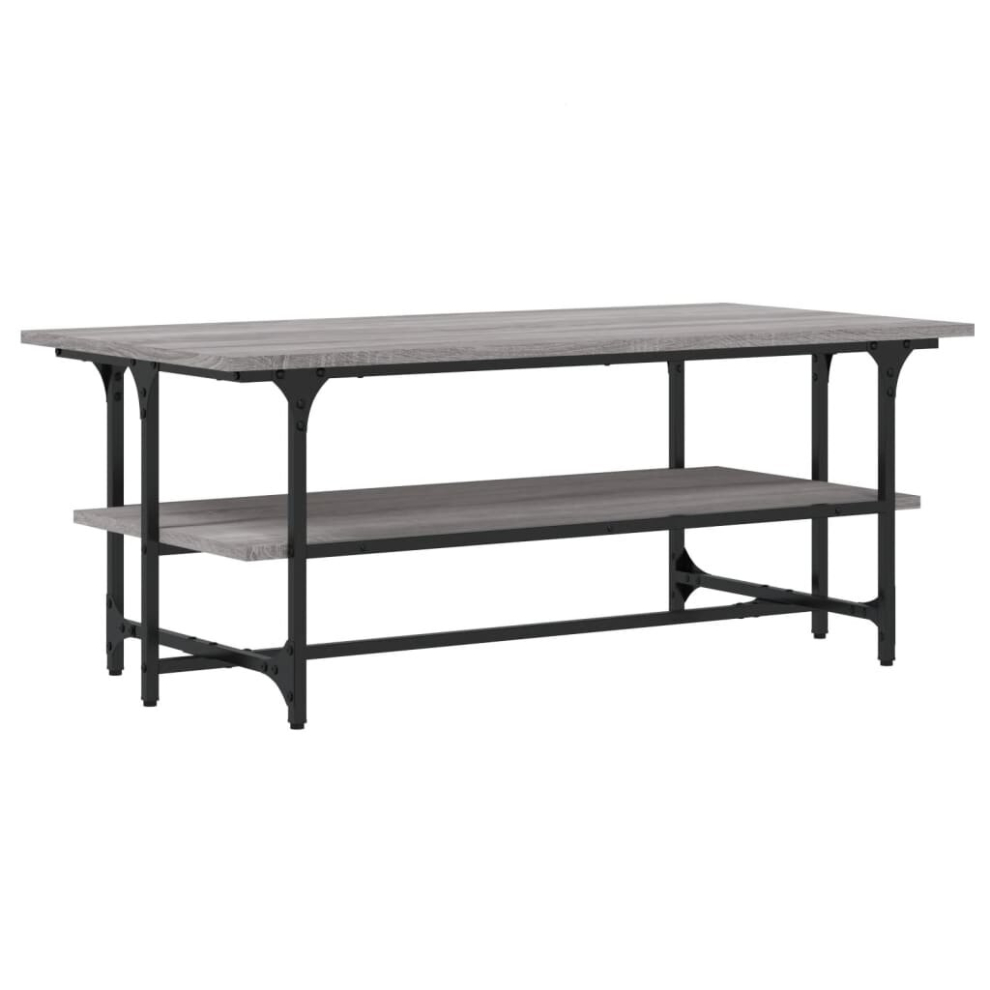 (grey sonoma) vidaXL Coffee Table Living Room Tea Side Table Sofa Table Engineered Wood