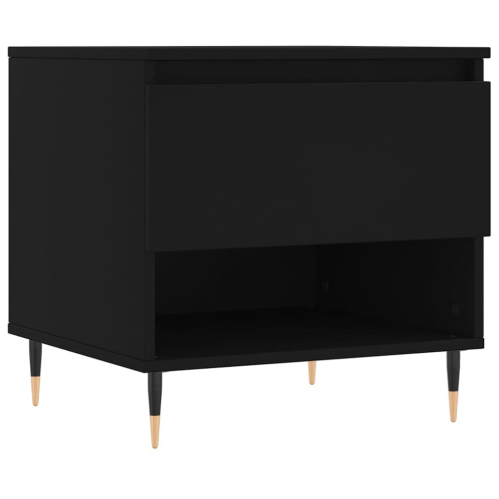 (black, 1 pcs) vidaXL Coffee Table Side Table End Accent Telephone Sofa Table Engineered Wood