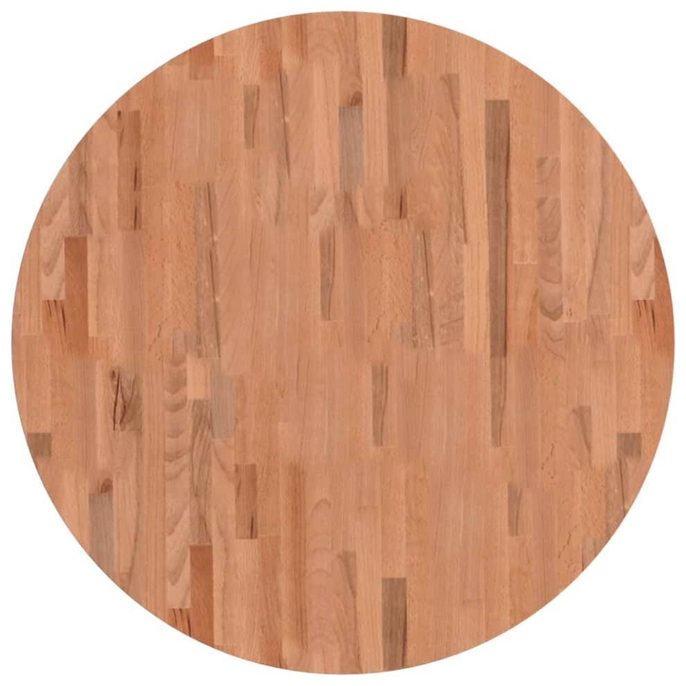 New Vidaxl (, 90 X 2.5 Cm) Table Top Wooden Replacement Desk Top Dining Table Top Solid Wood Beech Brown