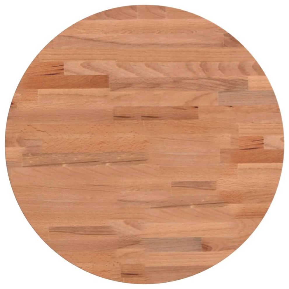 New Vidaxl (, 40 X 2.5 Cm) Table Top Wooden Replacement Desk Top Dining Table Top Solid Wood Beech Brown