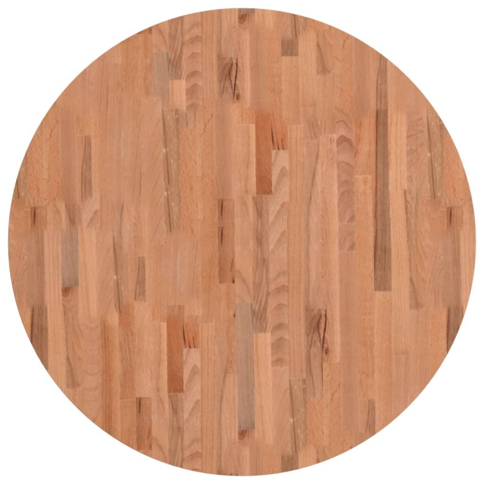 Vidaxl (Brown, 90 X 1.5 Cm) Table Top Wooden Replacement Desk Top Dining Table Top Solid Wood Beech