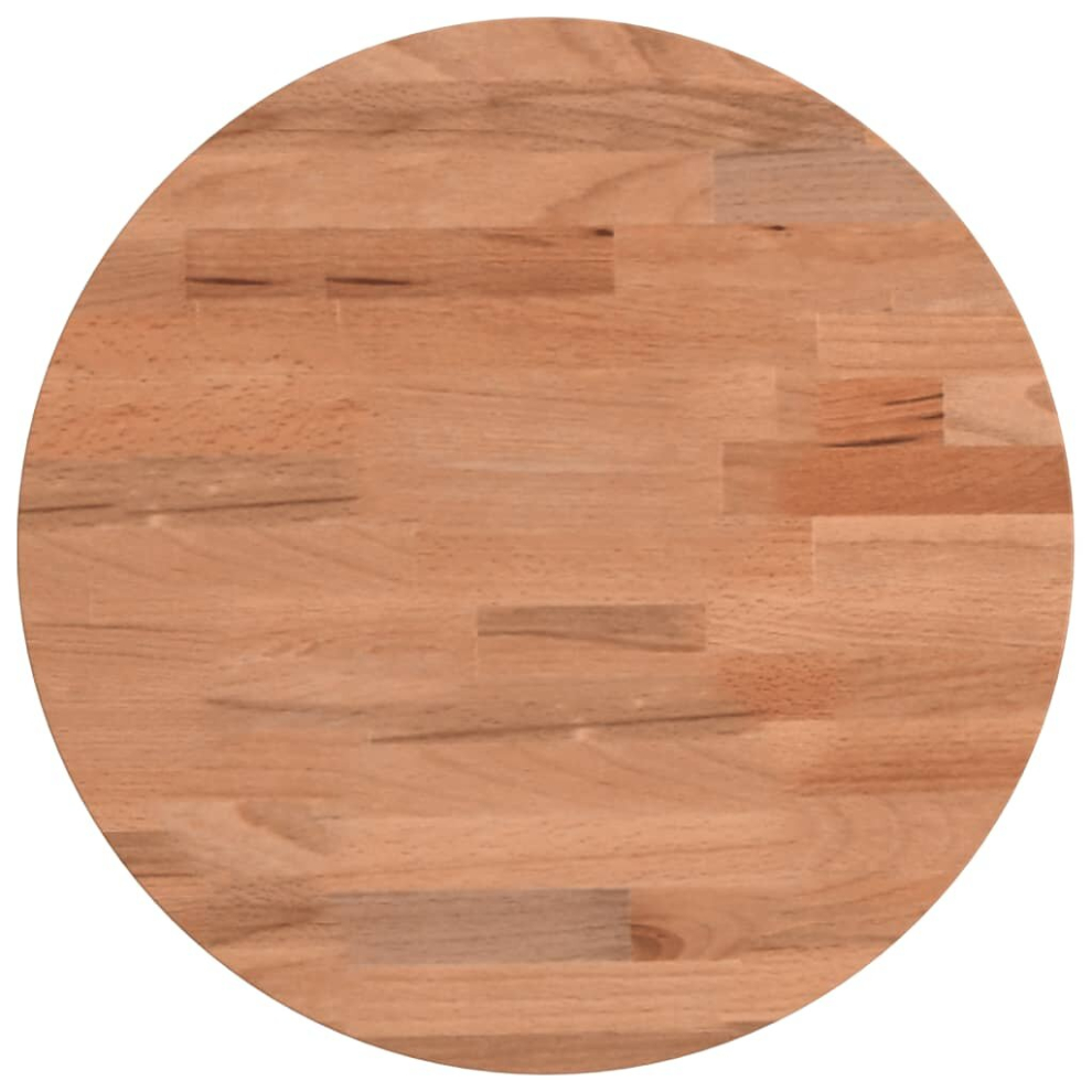 Vidaxl (, X 4 Cm) Table Top Wooden Replacement Desk Top Dining Table Top Solid Wood Beech Brown Size 30