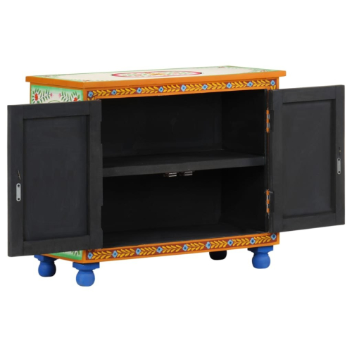 VidaXL vidaXL Hand Painted Sideboard Wooden Sideboard Side Cabinet Storage Cabinet 1