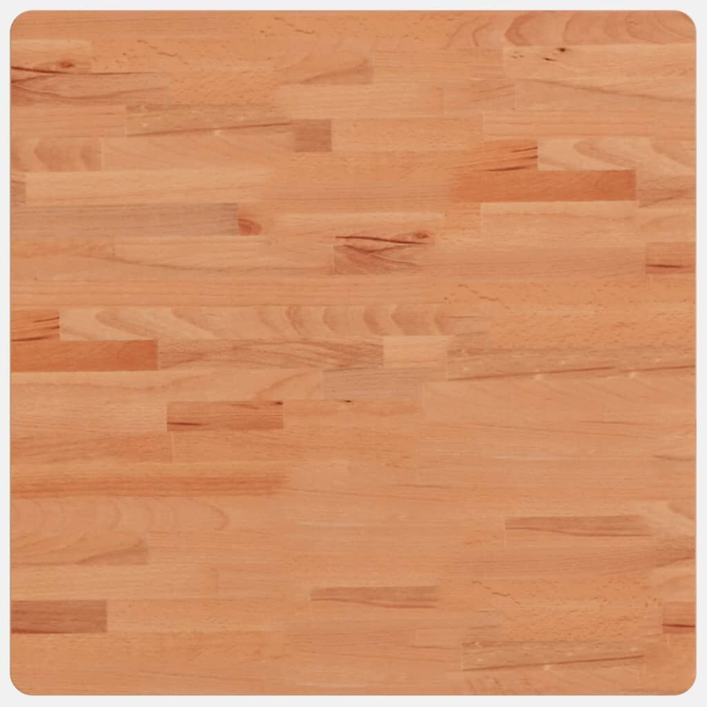 New Vidaxl (, 60 X 60 X 2.5 Cm) Table Top Wooden Replacement Desk Top Dining Table Top Solid Wood Beech Brown