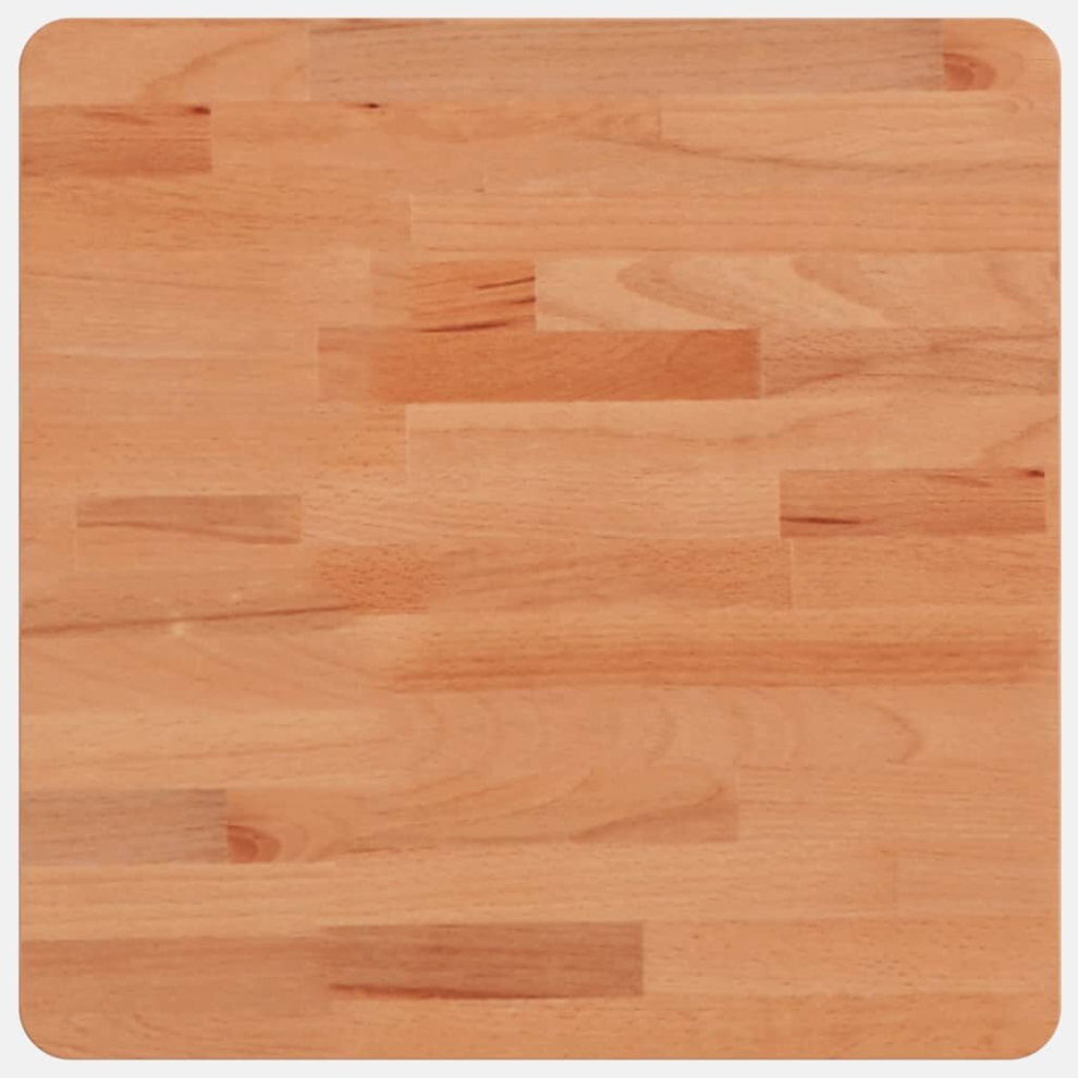 (brown, 40 x 40 x 1.5 cm) vidaXL Table Top Wooden Replacement Dining Table Top Square Solid Wood Beech