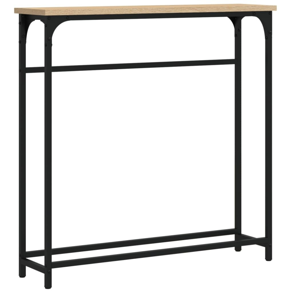 Vidaxl (Sonoma Oak) Console Table Side End Table Hallway Stand Sofa Table Engineered Wood