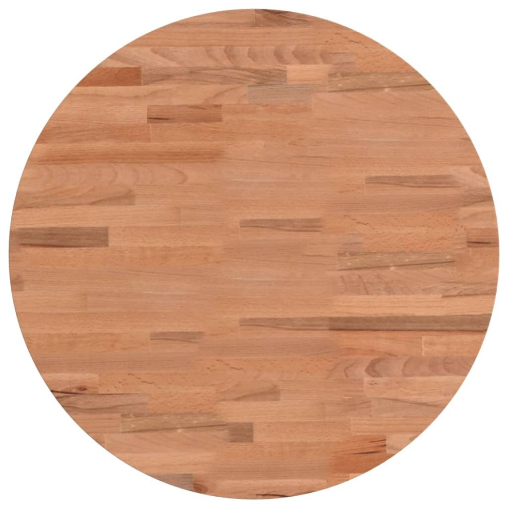 Vidaxl (, 50 X Cm) Table Top Wooden Replacement Desk Top Dining Table Top Solid Wood Beech Brown Size 1.5