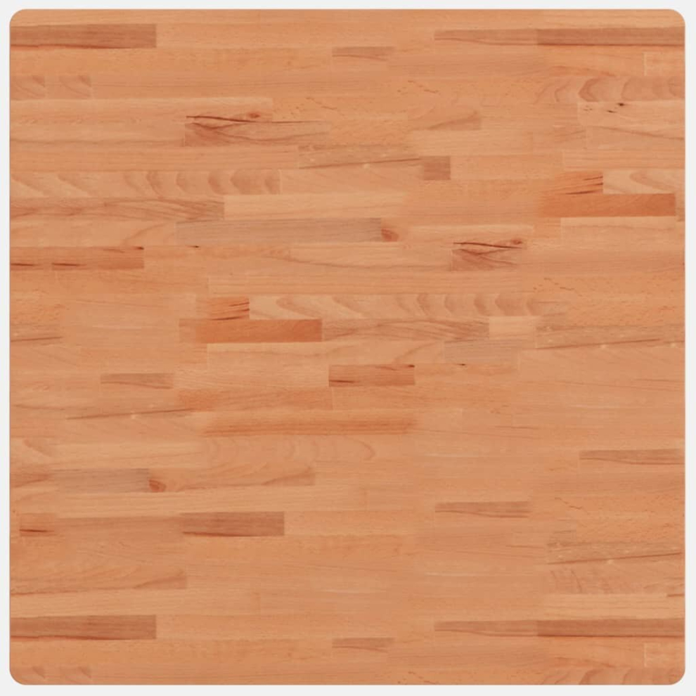Vidaxl (Brown, 80 X 80 X 1.5 Cm) Table Top Wooden Replacement Desk Top Dining Table Top Solid Wood Beech