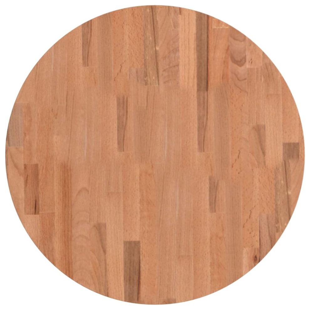 New Vidaxl (, 60 X 2.5 Cm) Table Top Wooden Replacement Desk Top Dining Table Top Solid Wood Beech Brown
