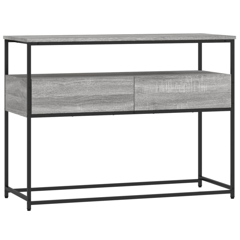 Vidaxl (Grey Sonoma, 100 X 40 X 75 Cm) Console Table Side End Table Hallway Stand Sofa Table Engineered Wood