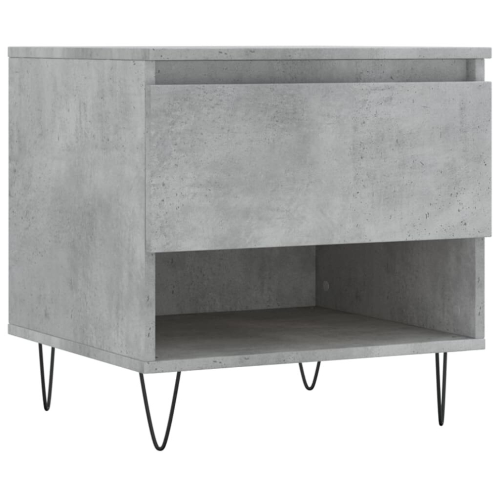 (concrete grey) vidaXL Coffee Table Side Table End Accent Telephone Sofa Table Engineered Wood