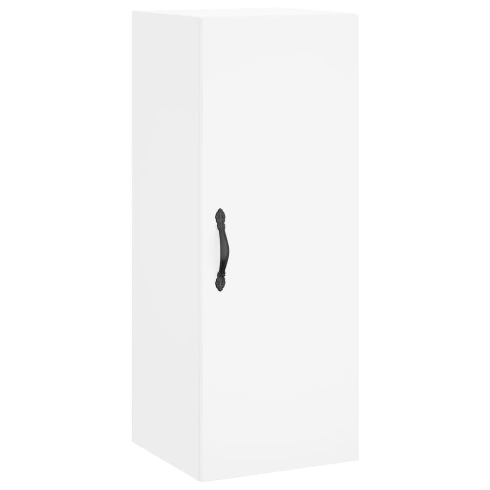 Vidaxl (White) Wall Mounted Cabinet Storage Cabinet Wall Cupboard Engineered Wood White