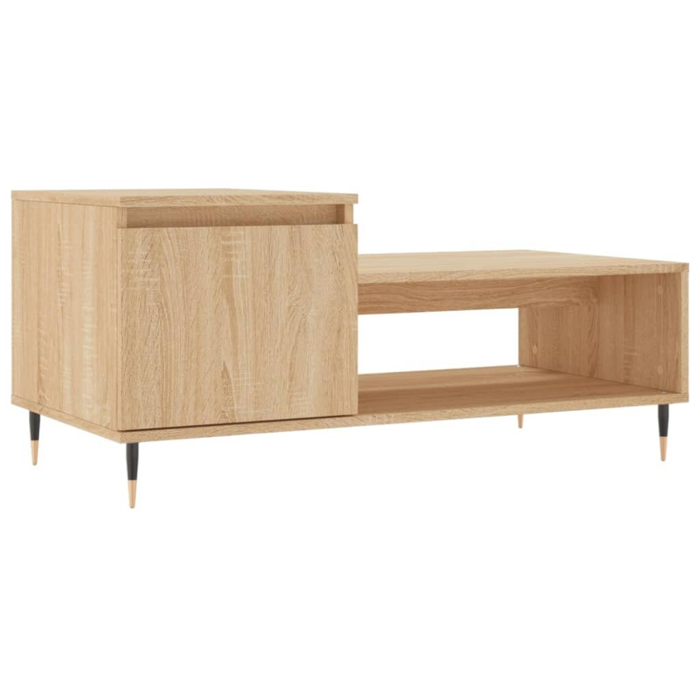 Vidaxl (Sonoma Oak) Coffee Table Side Table End Accent Telephone Sofa Table Engineered Wood