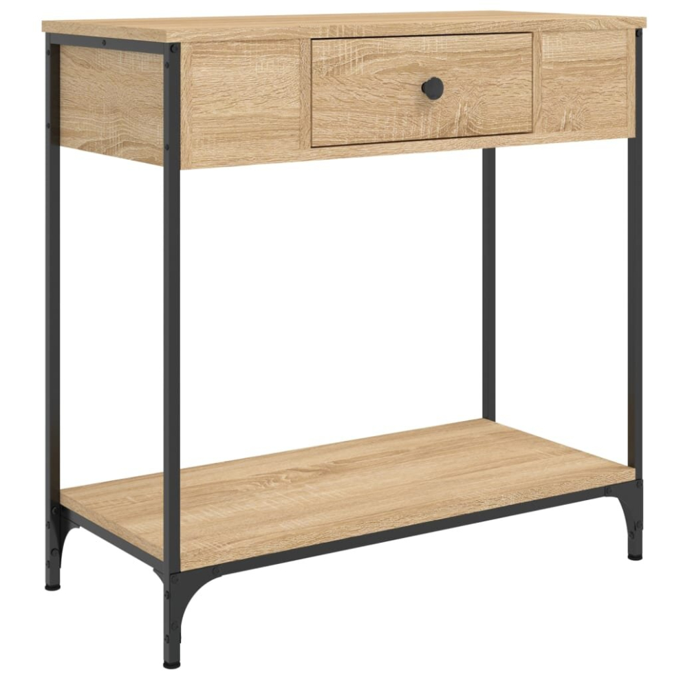 Vidaxl (Sonoma Oak, 75 X X 75 Cm) Console Table Side End Table Hallway Stand Sofa Table Engineered Wood Size 34.5