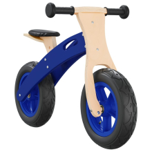 (blue) vidaXL Balance Bike for Children Toddler Bike Kids Tricycle with Air Tyres