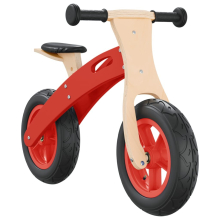 (red) vidaXL Balance Bike for Children Toddler Bike Kids Tricycle with Air Tyres