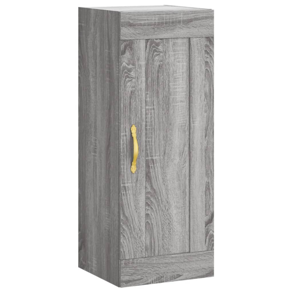 (grey sonoma) vidaXL Wall Mounted Cabinet Storage Cabinet Wall Cupboard Engineered Wood