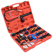 vidaXL 28 Piece Radiator Pressure Tester Kit with Vacuum Purge and Refill Kit