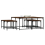 VidaXL (smoked oak) vidaXL Nesting Coffee Tables Nesting Table End Table 5 pcs Engineered Wood 3
